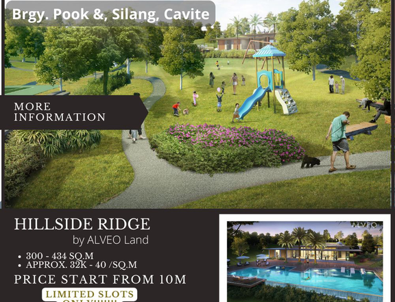 Residential Lot For Sale in Silang Cavite - Hillside Ridge by ALVEO