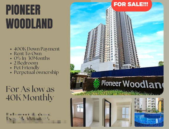 2 Bedroom Rent To Own Pioneer Woodland Mandaluyong