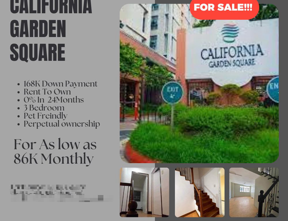 81.00 sqm 3 BR Condo For Sale in Mandaluyong California Garden square