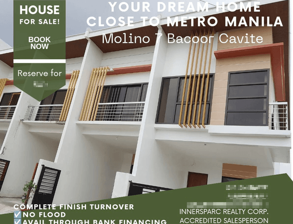 Complete Finish Turnover 3-bedroom Townhouse For Sale