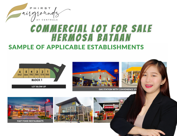 Commercial Lot For Sale in Hermosa Bataan - Fairground Phirst 502sqm Retail