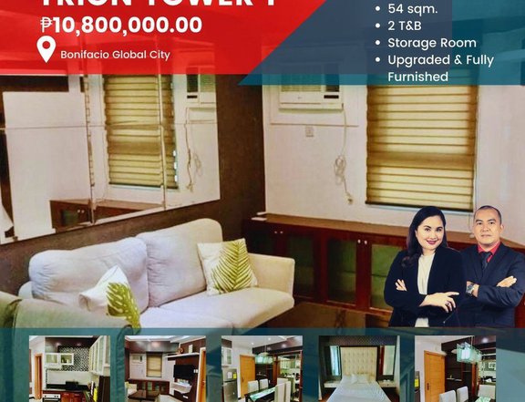 54.00 sqm 1-bedroom Condo For Sale at Trion Tower BGC