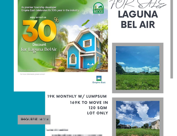 18K Monthly Lot For Sale in Sta Rosa Laguna Near Nuvali Low DP