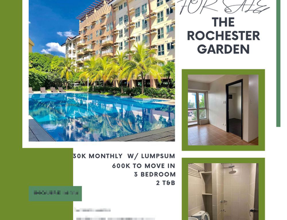 600K To Move In 3 Bedroom Condo in Pasig Near Naia/Airport, BGC, Taguig, Makati