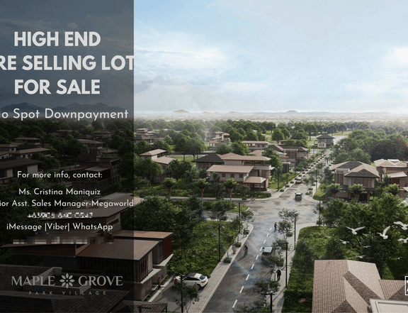 HIGH END PRE SELLING LOT IN GENTRI CAVITE (MEGAWORLD)