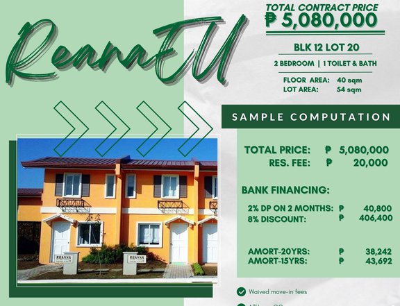 RFO 2-bedroom Single Attached House For Sale