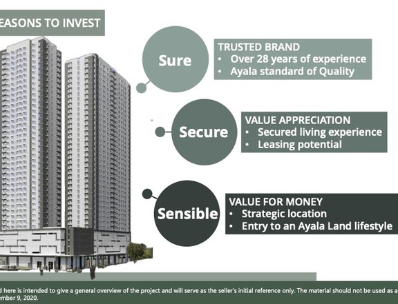 PHP11.7k/month JR 1BR Unit Avida Towers Verge