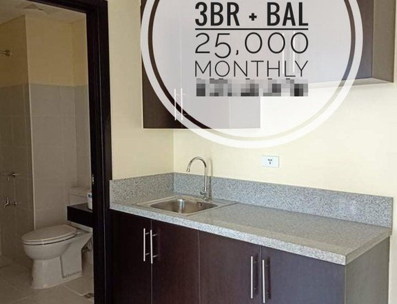 Discounted 58.00 sqm 3-bedroom Condo For Sale in Pasig Metro Manila