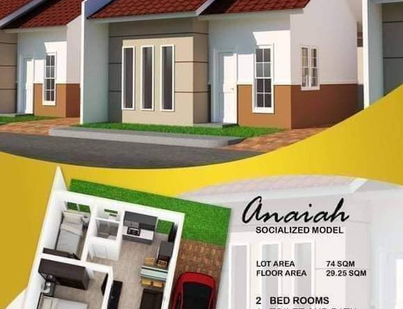 ANAIAH Socialized Model Unit of AGAN KATANGAWAN P4,900 monthly amort.