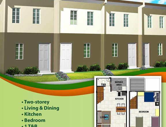 3-bedroom Townhouse Rent-to-own (thru Pag-IBIG) in Lipa Batangas