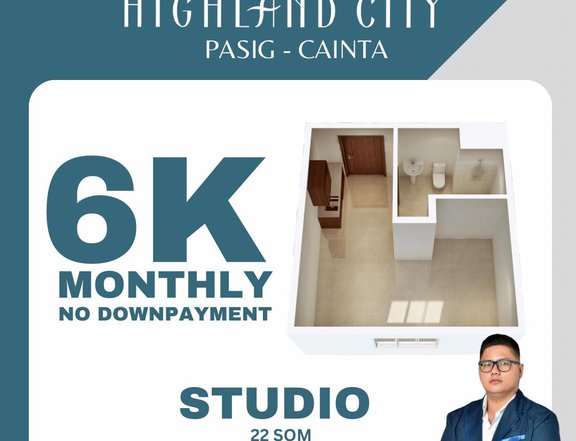 22 sqm Studio Condo For Sale in Cainta Rizal
