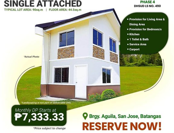 Studio-like Single Attached House For Sale