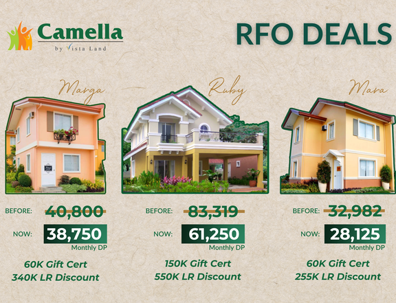 Ready for Occupancy House and Lot Camella Homes Bohol
