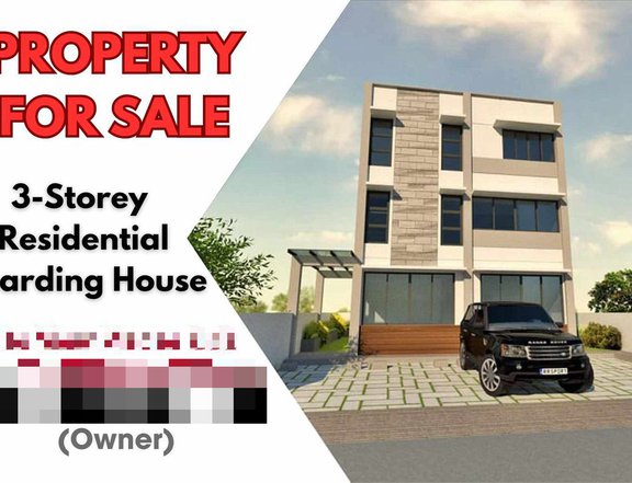 3-STOREY RESIDENTIAL-BOARDING HOUSE FOR SALE