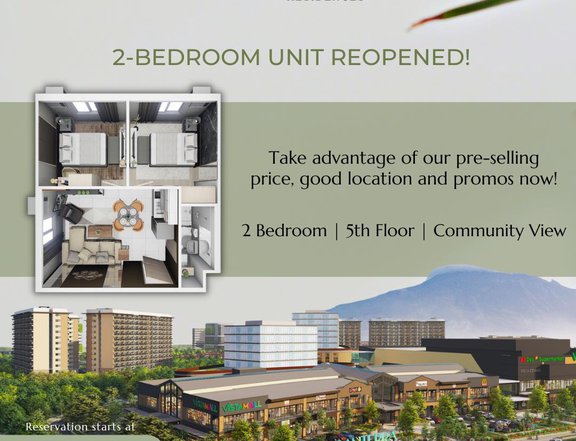 Preselling Unit Condo 5th floor, Community view.