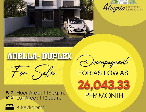 4-bedroom Duplex / Twin House For Sale in Marilao Bulacan