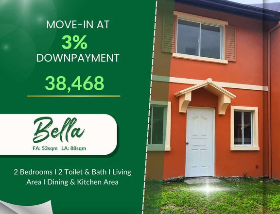 2 bedroom single attached house for sale in San Juan Batangas