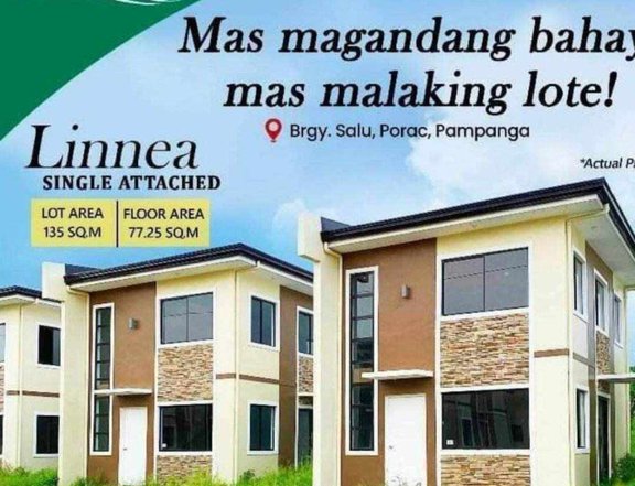 Single Attached House and Lot in Porac Pampanga