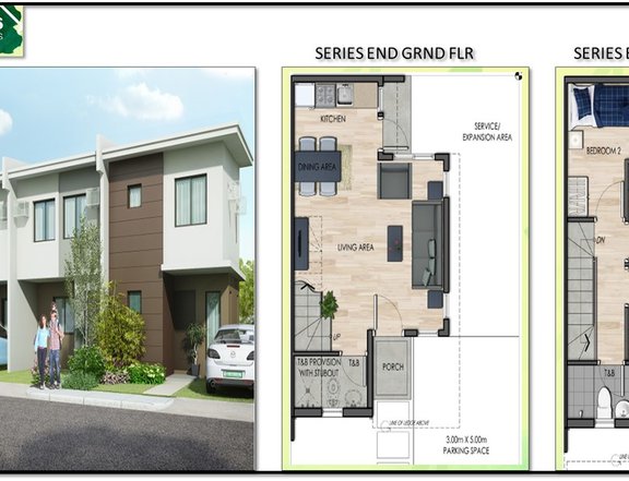 RFO 3-bedroom Townhouse Rent-to-own in Novaliches Quezon City / QC