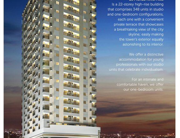 fully finished and furnished with balcony units