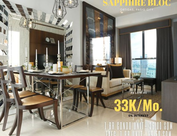 Pre-selling 36.00 sqm 1-bedroom Condo For Sale in Ortigas Pasig