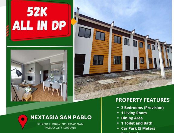 3-bedroom Townhouse For Sale in San Pablo Laguna