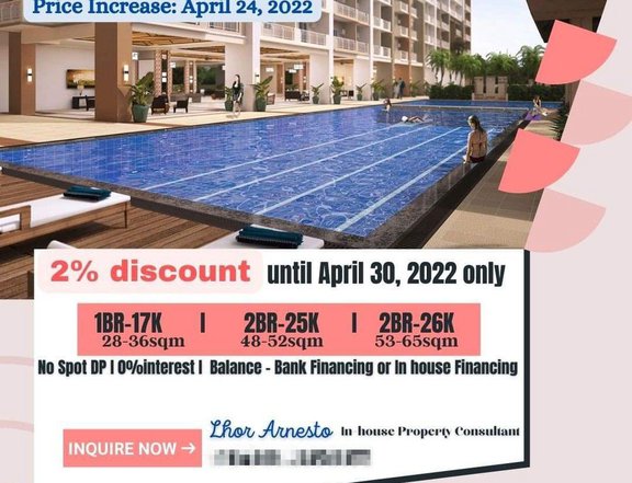 AVAIL DISCOUNT BEFORE PRICE INCREASE - RFO & PRESELLING CONDO IN QC