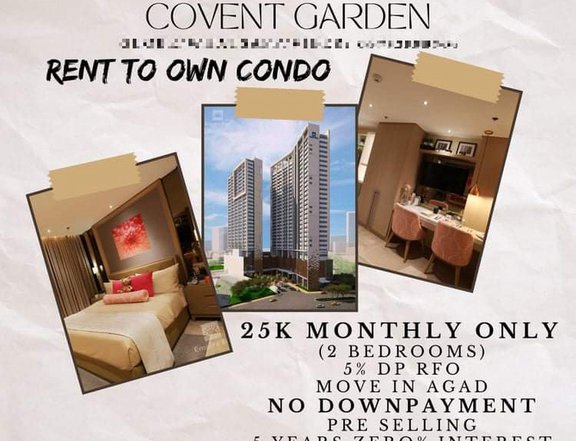 2BR RFO NO DP 25K Monthly Condo Manila RENT TO OWN MOVEIN COVENT UBELT