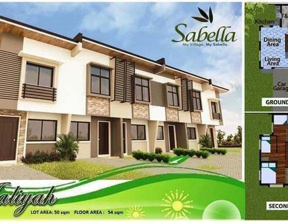 Sabella Aliyah 3-bedroom Townhouse For Sale in General Trias, Cavite