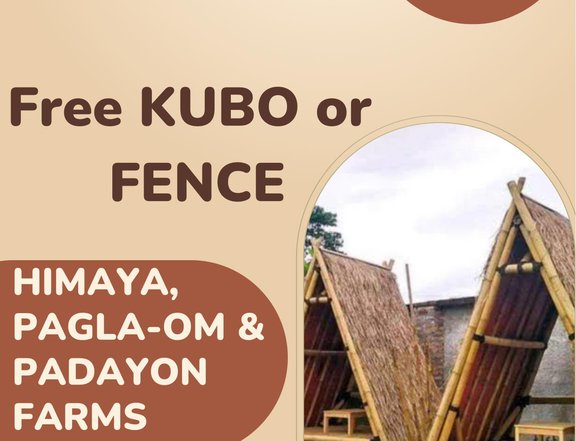 Resi-farmlot Up to 5% Discount and free kubo or bakod for Cash DP!