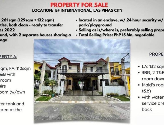 BF International Twin house for Sale