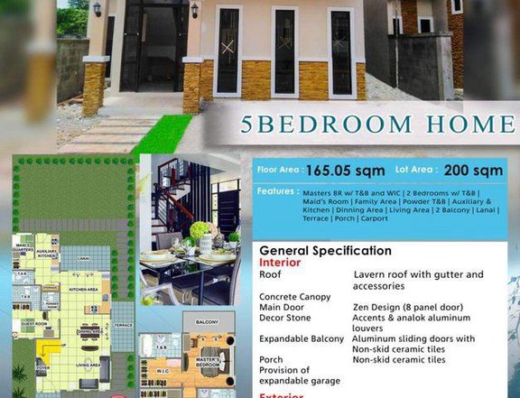5-Bedrooms Ready for Occupancy House and Lot for Sale in Panglao Bohol