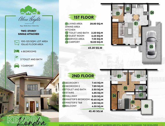4-bedroom Single Attached House For Sale in Toledo Cebu