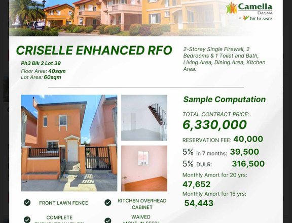 Brandnew 2-bedroom Single Attached House For Sale in Dasmarinas Cavite