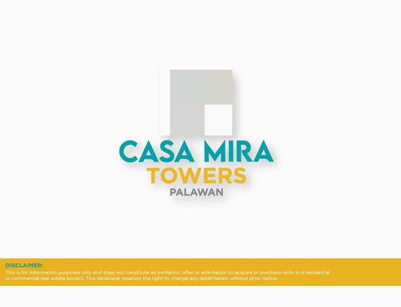 32.05 sqm 1-bedroom Condo For Sale in Puerto Princesa Palawan