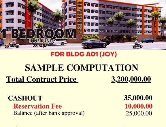 Pre selling mid-rise condominium (Terraces Jubilation)