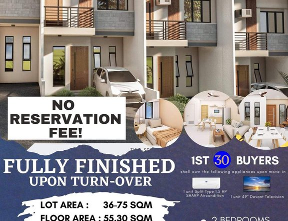 Preselling townhouse for sale in Bogo cebu without reservation fee