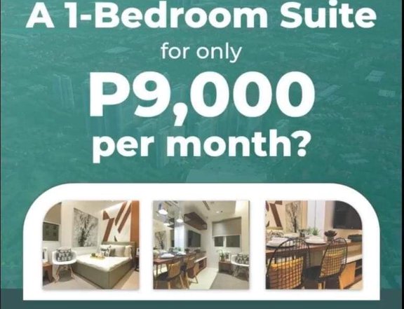 9K monthly 1 Bedroom Condo near Eastwood Ortigas CBD Preselling units