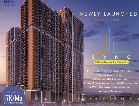 Sync Residences Studio type 24.00 sqm Condo for sale in Pasig City