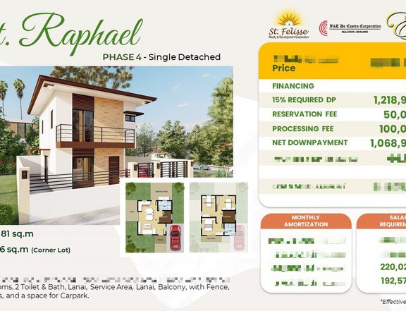 3-bedroom Single Detached House For Sale in Bacoor Cavite Elisa Homes RFO near SM