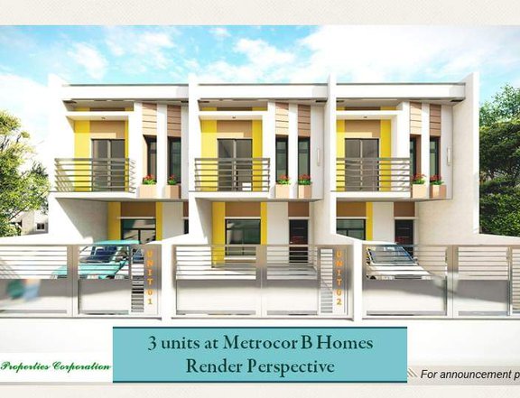 Townhouse for Sale in Las Pinas with 2 Car Garages