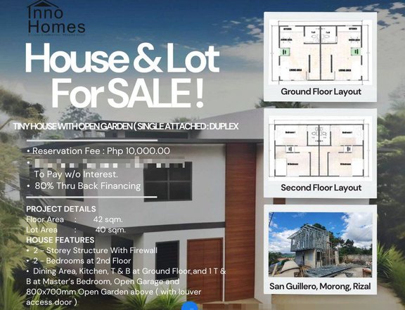 2 bedroom duplex house in Morong along highw