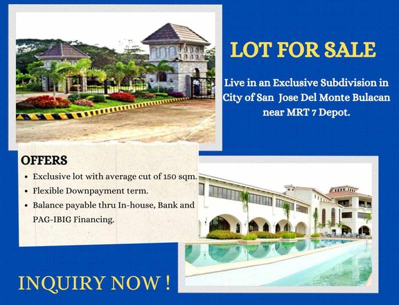 Lot for sale near in Sm City San Josw Del Monte Bulacan