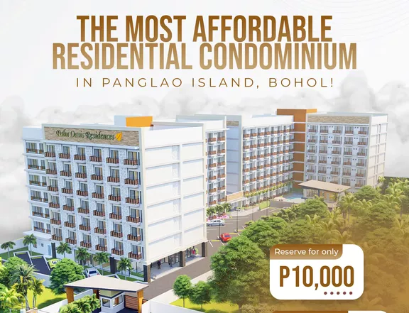 Pre-selling Condominium Unit in Palm Oasis Residence Panglao Island