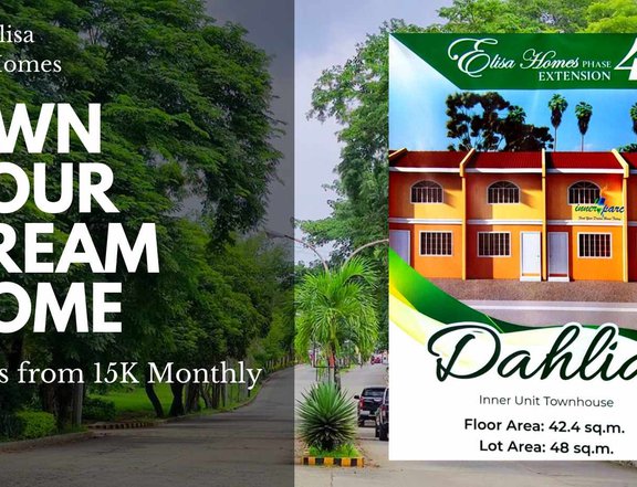 Dahlia Townhouse 2BR Complete Finished Bacoor Cavite near Metro Manila