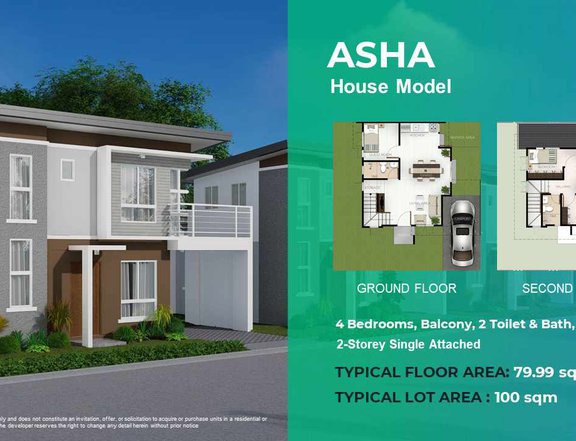 4-bedroom Single Attached House For Sale in Consolacion Cebu