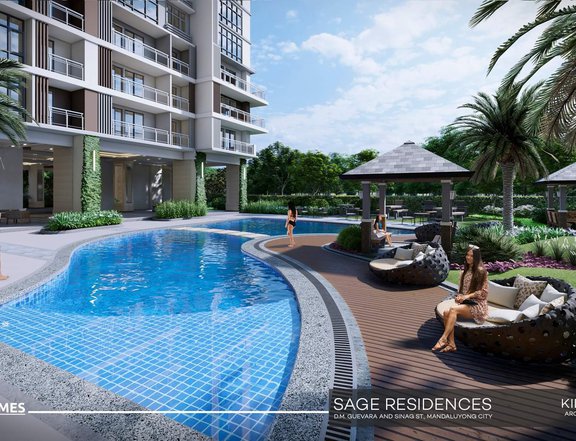 Mandaluyong Condo For Sale DMCI Sage Residences Preselling 1 Bedroom near MRT shaw