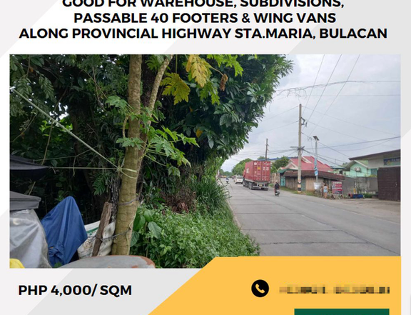 2.2 hectares Commercial Lot For Sale in Santa Maria Bulacan