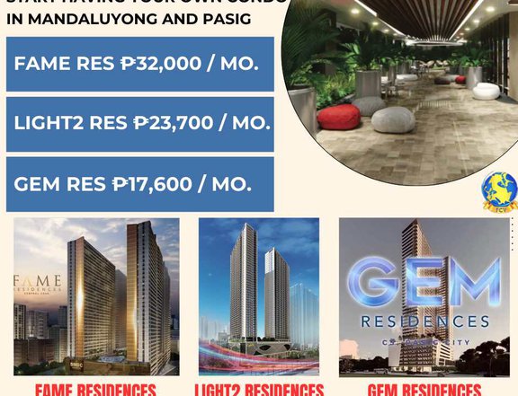 SMDC- Gem Residences Condo in Pasig Metro Manila