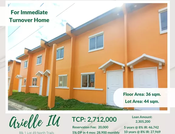 2-bedroom Single Detached House For Sale in Santo Tomas Batangas